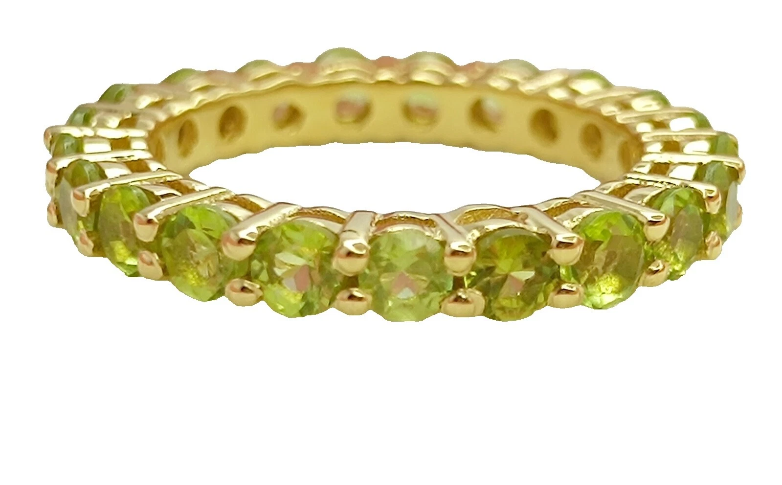 Peridot 8 Ring Fashion Rings