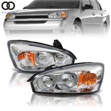 Pair Headlights For Chevy Malibu 2004-2007 2008 Halogen Leftright Headlamps
