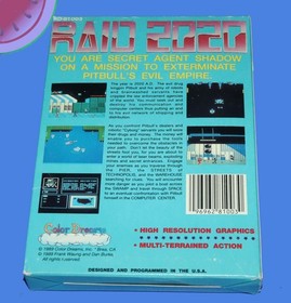 TESTED Nintendo NES Game RAID 2020 Complete CIB in Box Manual COLOR DREAMS