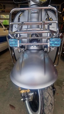 Lambretta Fahrlicht Roller Spot Lampen verchromt HID Look Halogen Qualität USA