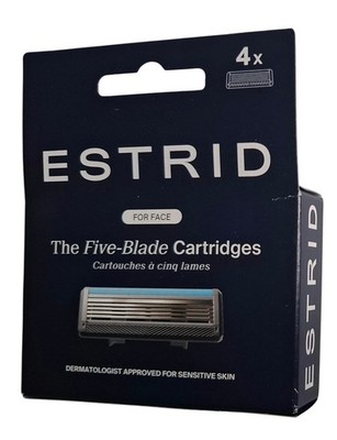 Estrid Rasierklingen men, face 4er Pack 