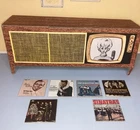 Vintage 1962 Barbie Dream House Cardboard TV/Stereo Console