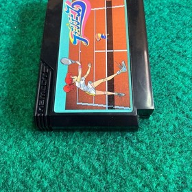 Family Tennis NAMCOT W/Box Instructions Famicom FC Cartridge Japanese 80's Retro