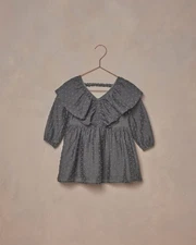Rylee + Cru Claudette Chambray Dress Girls Size 6-7 Years Comfortable Stylish