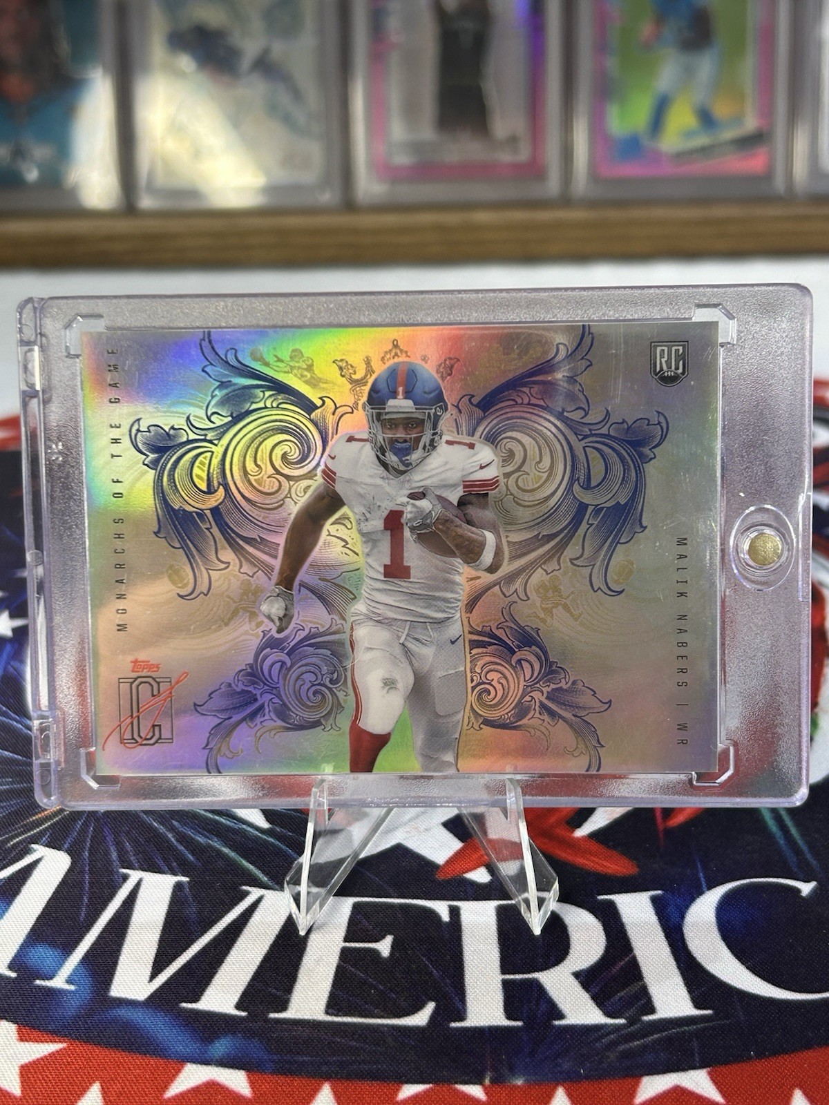 2024 Topps Signature Class - Malik Nabers - Monarchs of the Game MG-7 - CASE HIT