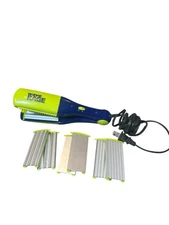 Wave Rage Hair Crimper Waver WR021 w/ Interchangeable Plates – Tested Works