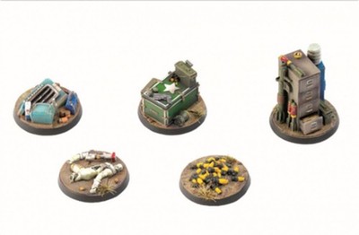 Fallout: Wasteland Warfare - Objective Markers 2 Modiphius Entertainment NEU