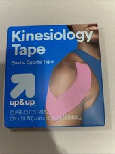 Kinesiology Sport Tape Precut 2 x 10 Inch Therapeutic Muscle Pain Relief Pink