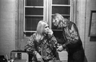 Music Old Photo 1970s Duane Allman Chats With His Brother Greg Allman
