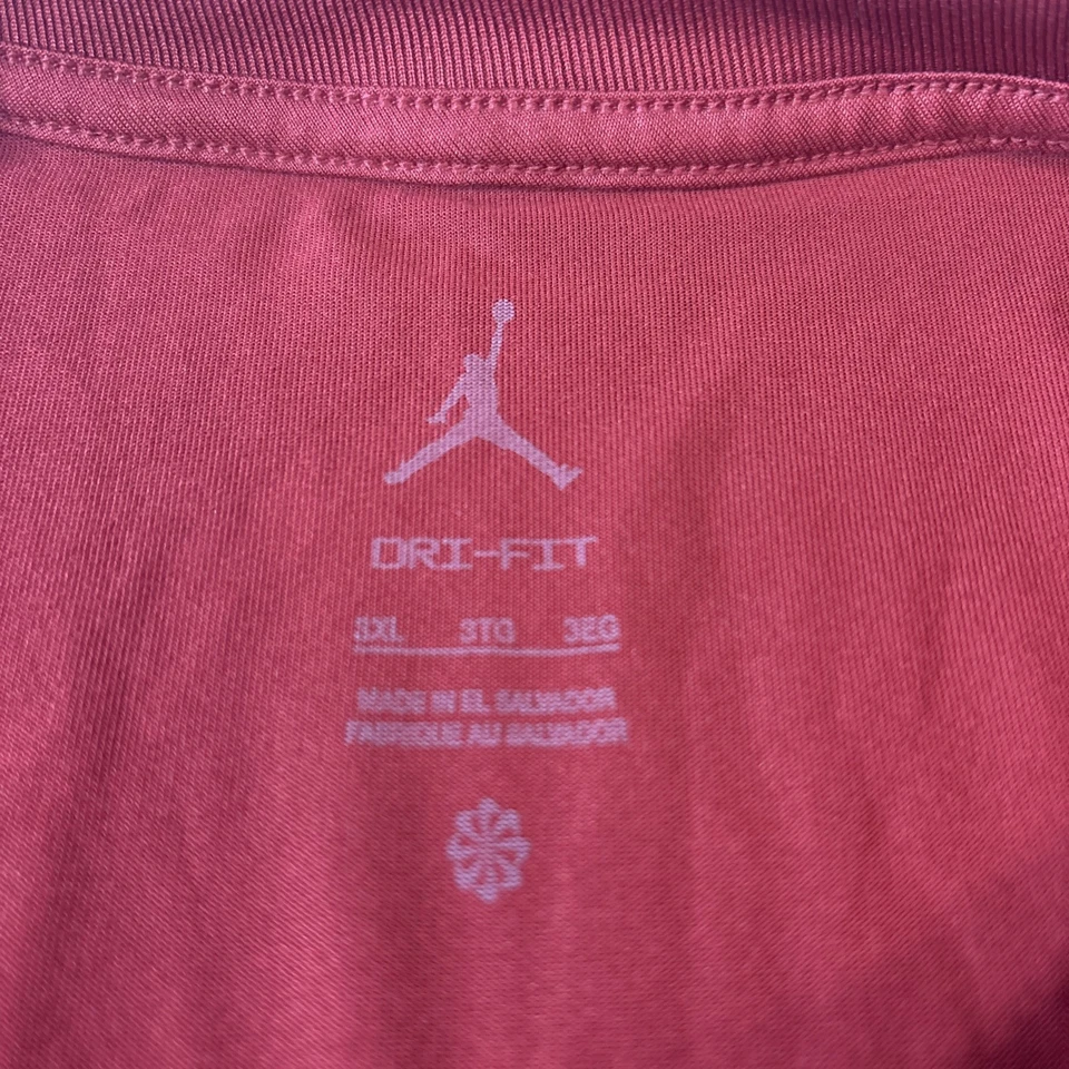 NIke Jordan Brand Dri Fit Shirt Oklahoma Sooners Athletics NCAA OU Men's Red 3XL - Image 3 of 4