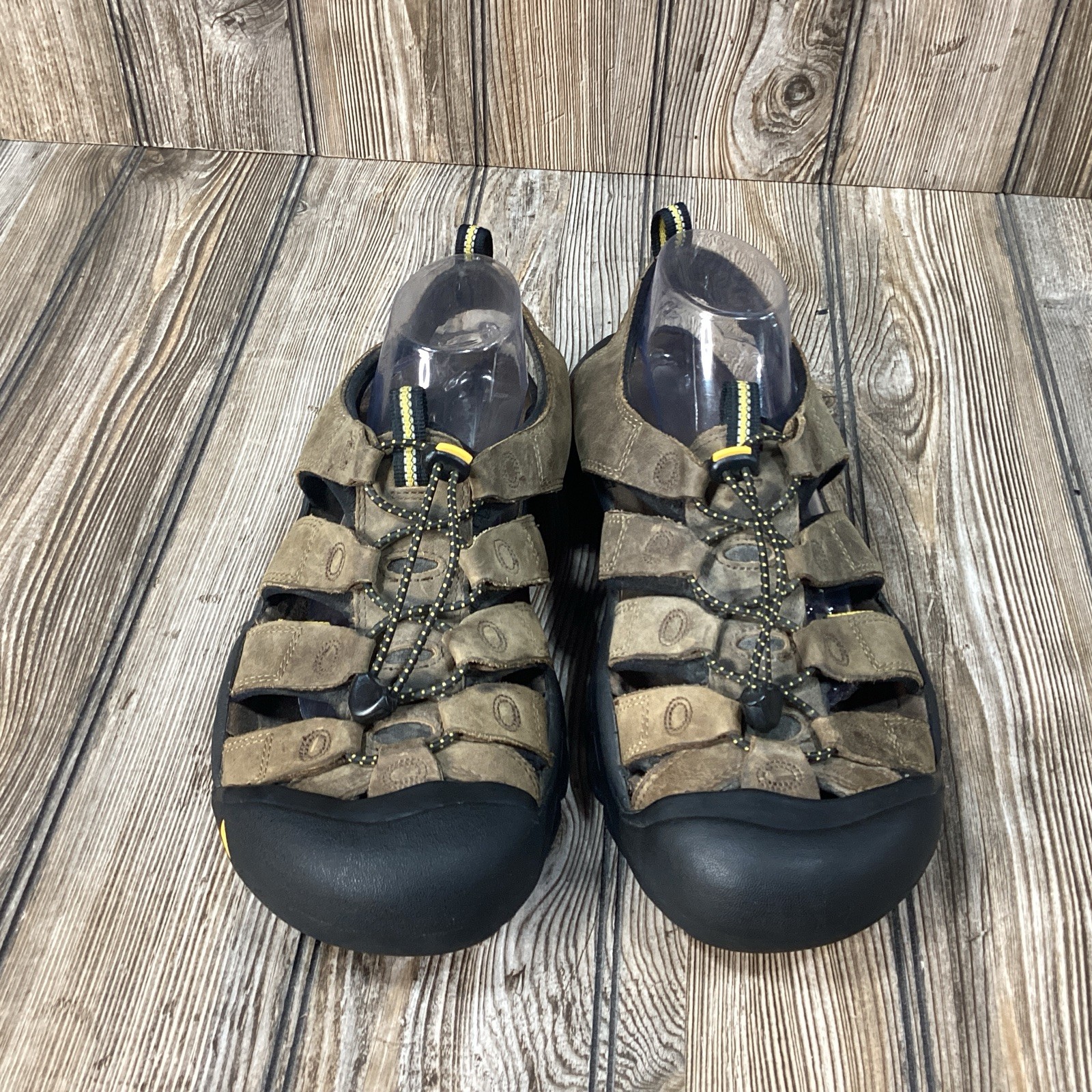 Sandali classici Keen Newport impermeabili escursionismo pelle bisonte uomo taglia 12 US
