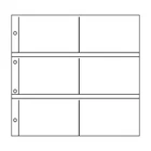 Sheets XL 12 Postcards for Lindner Large Format Albums.