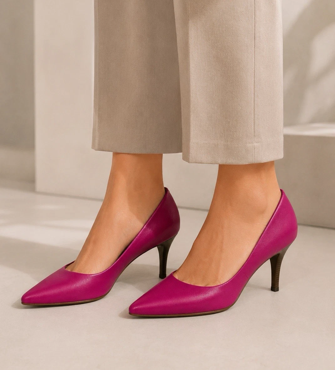 MICHAEL Michael Kors Dorothy Women's Flex Pumps heels fuchsia size 8M