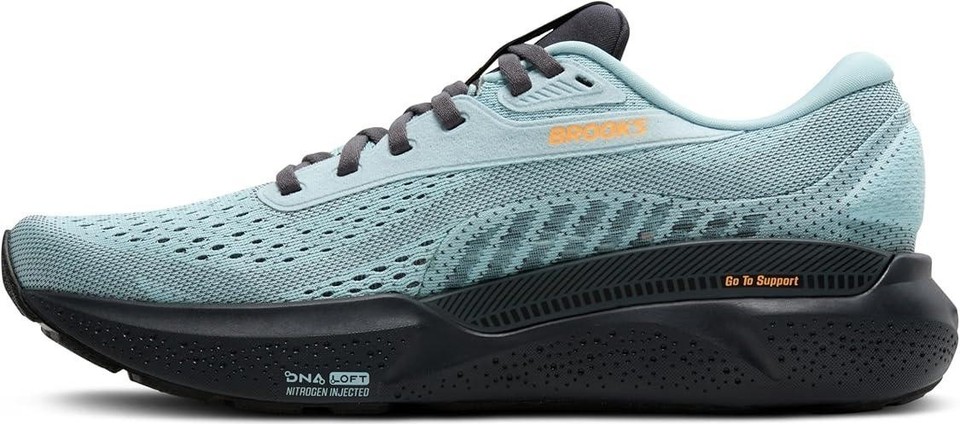Brooks Adrenaline GTS 24 Winter Sky Ebony Orange for sale | eBay display picture 1