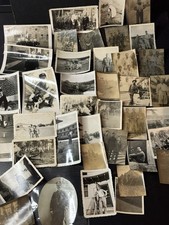 Antique Ww2 Era And Later Snapshot Lot Soldiers War Military 39 Photos