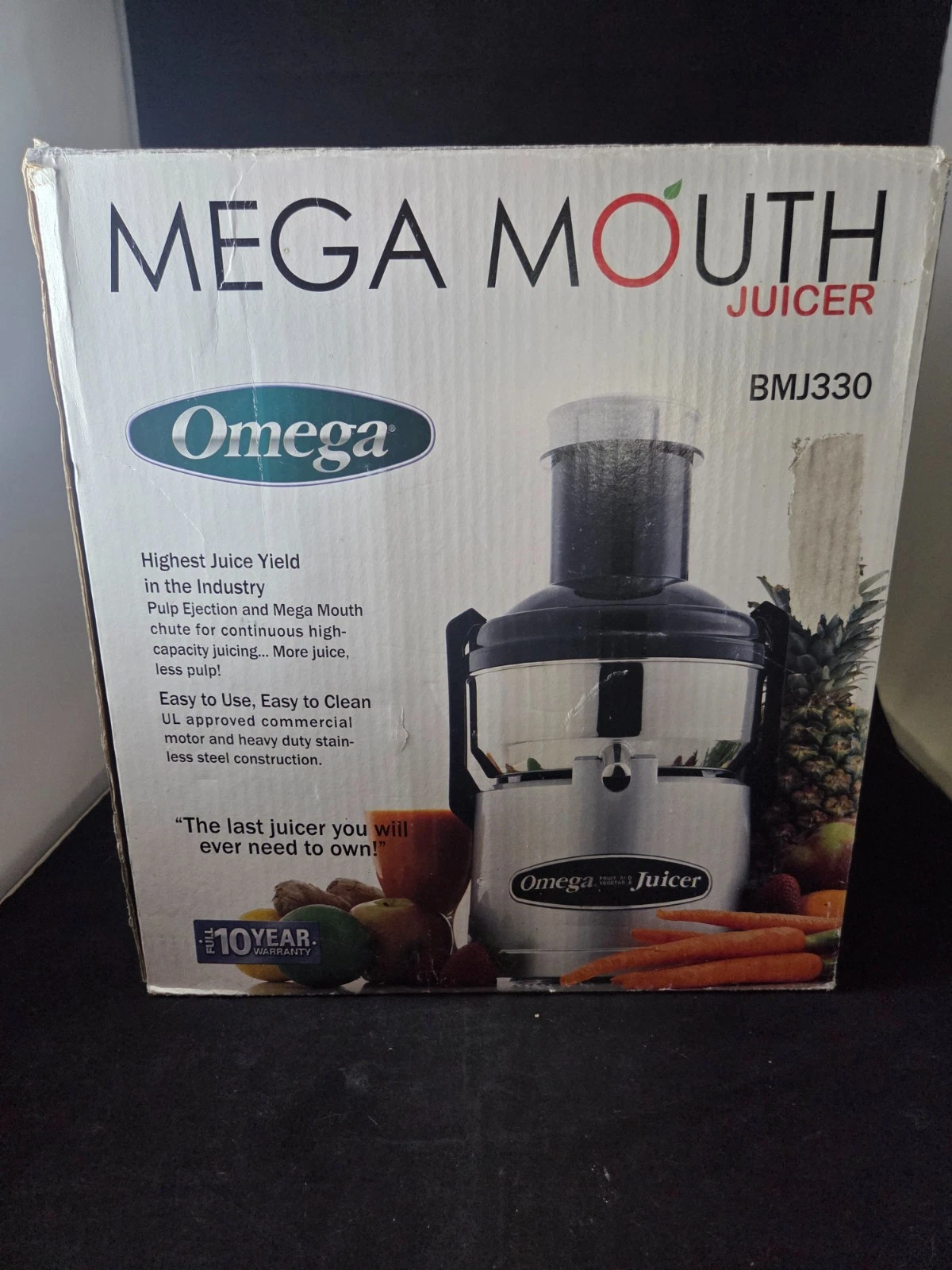 Omega Mega Mouth Juicer BMJ330 Hardly Used Very Clean