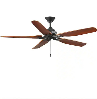 Hampton Bay Ceiling Fan w/o Light Large Indoor/Outdoor Pull Chain Farmhouse