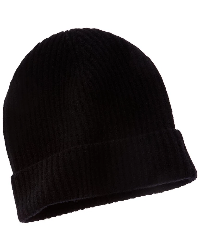 Naadam Collection Ribbed Wool & Cashmere-Blend Beanie Women's Black