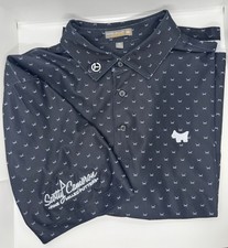 Scotty Cameron Peter Millar Summer Comfort XL Scotty Dog Black Swords Golf Polo