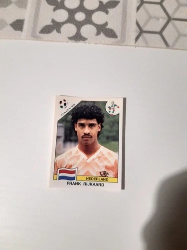 ITALIA 90 WC Panini 409 Rijkaard Figurina Nuova con velina