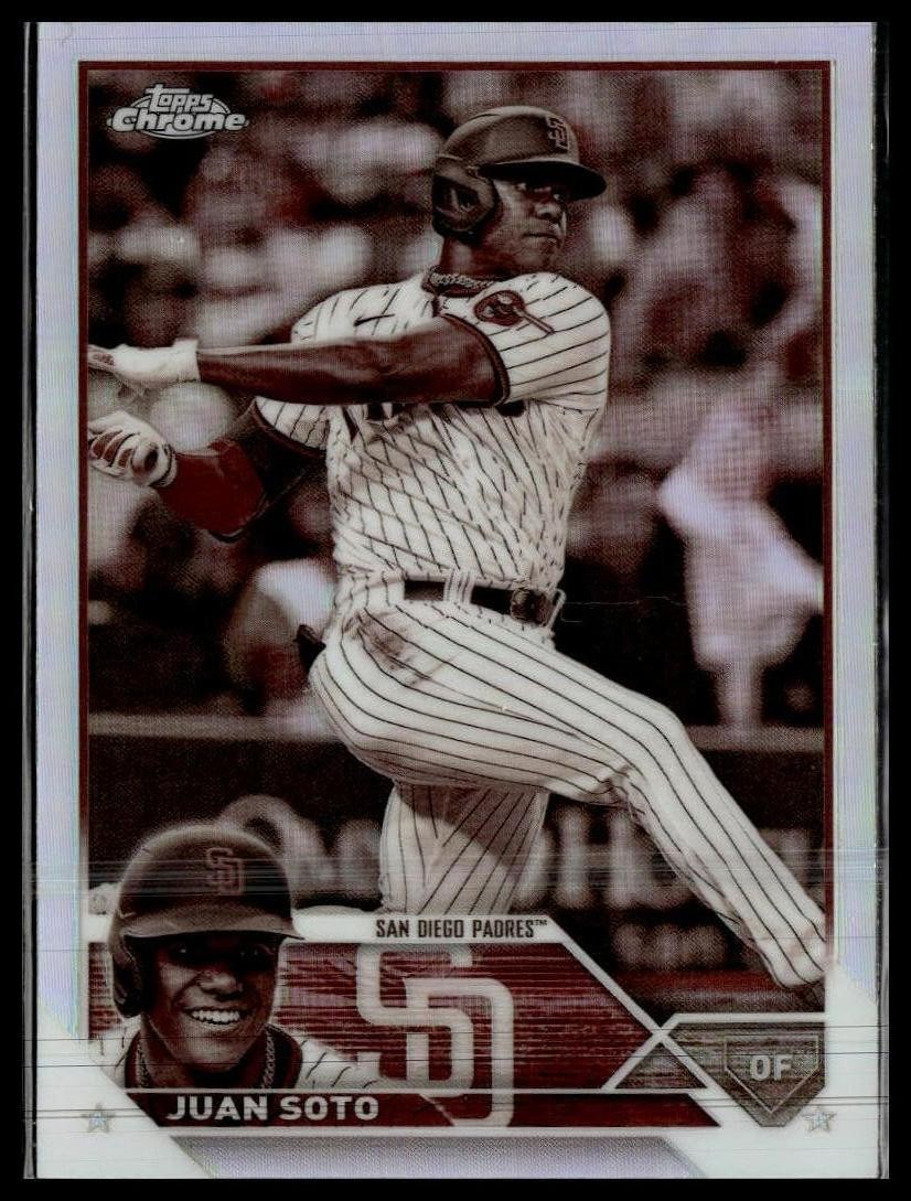 2023 Topps Chrome #100 Juan Soto Sepia Refractors