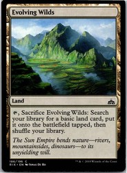 Evolving Wilds (186) Rivals of Ixalan Common
