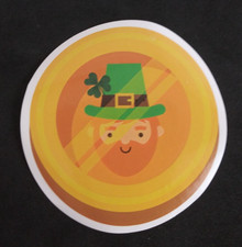 Leprechaun Gold St. Patrick's Day Sticker 2.5