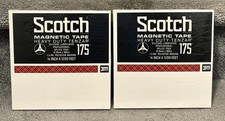 Lot Of 2 Scotch 175 Magnetic Tape Reel-to-Reel 1/4  X 1200 Feet NOS NEW Sealed