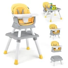 Baby High Chair, 8 in 1 Convertible Highchair for Babies & Toddlers | Booster Se