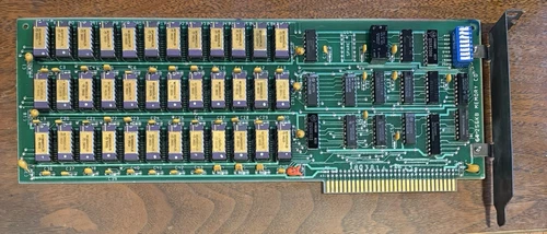 Vintage IBM 1501989 XM 64-256KB Memory Expansion ISA Board Gold IC