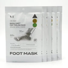VT Reedle Shot Foot Peeling Mask 40ml x 5pcs Exfoliation Refresh K-Beauty