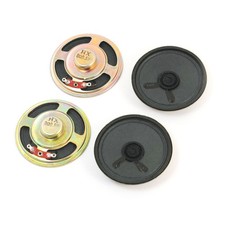 Electronic Round Metal Internal Magnet Speaker 0.5W 8 Ohm 57mm 4Pcs