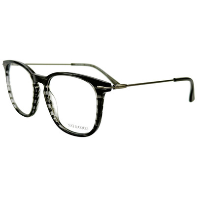 Nat & Coco NC2810 Womens Plastic Eyeglass Frame Grey 52-19 France