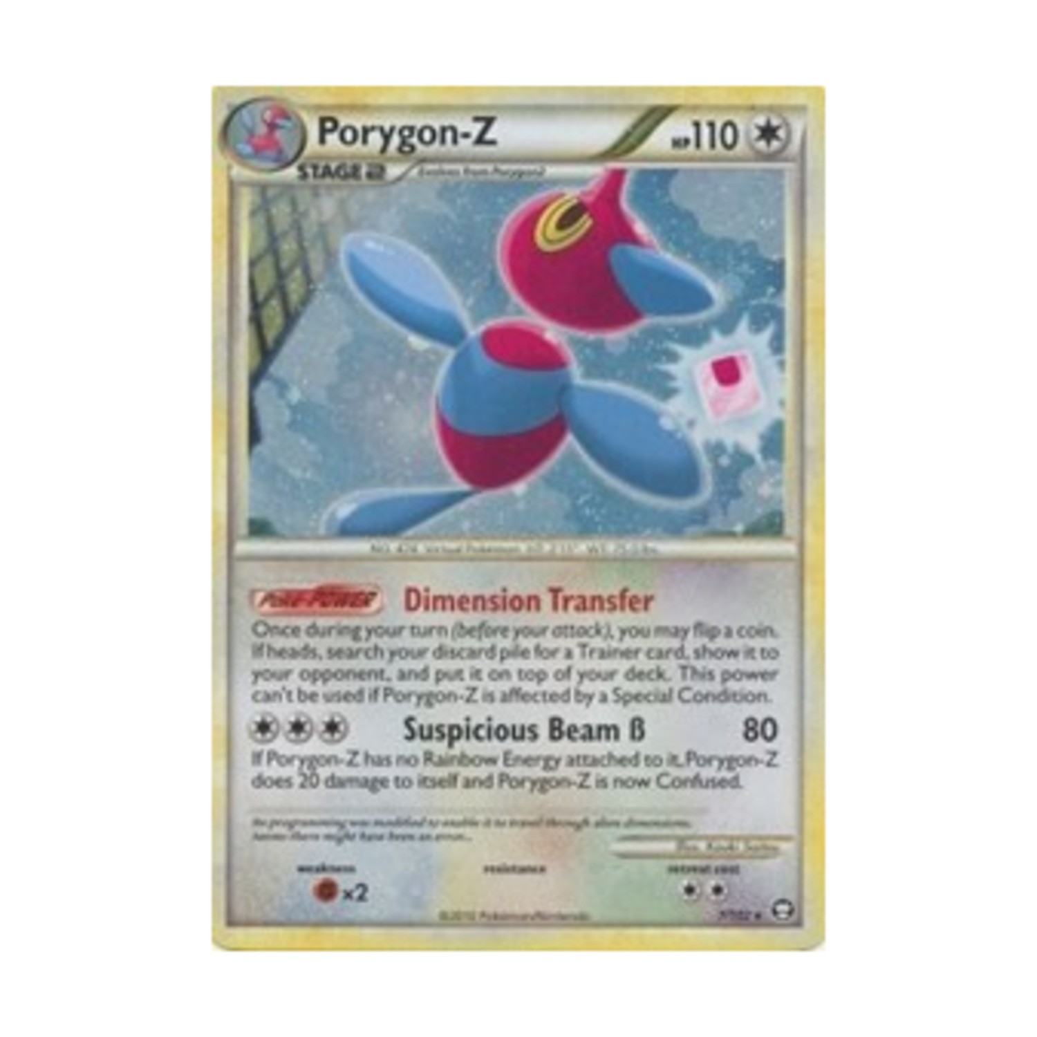 Pokemon Triumphant Porygon-Z (HR) #7 (Holo) NM