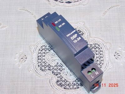 TDK-Lambda DSP10-24, Rail Power Supply, In 100-240Vac, Out 24VDC, 10W NEW No Box