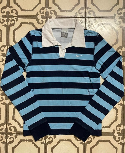 Nike Rugby Style Striped Polo – Vintage Vibe | Women’s XL