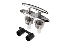 Attwood 66515-1 Retractable Low-Profile Stainless Steel 6-inch, Unspecified 