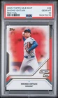 2025 TOPPS MLB MVP COLLECTION #22 SHOHEI OHTANI RED FOIL 2/5 DODGERS PSA 10 5270