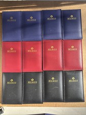 Memo Book Padded Cover Mead 2 1/2 X 4 1/4 40 Sheets Lined Set Of 12