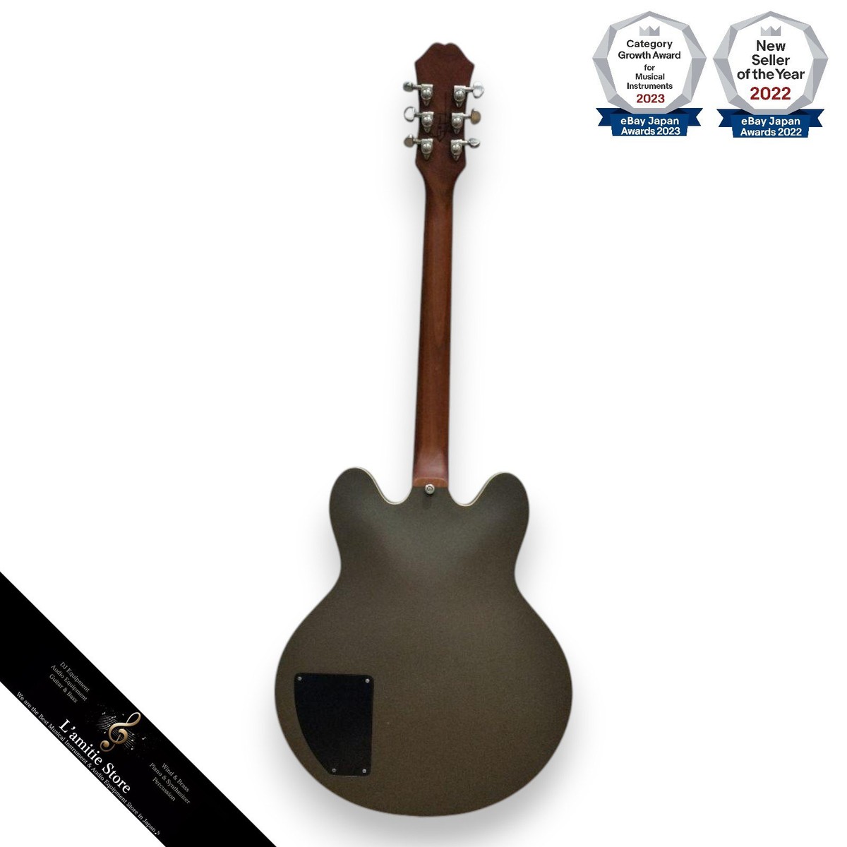 エピフォン　Epiphone　ES-333 tom delonge Epiphone Tom DeLonge ES-333 - Brown | Sweetwater