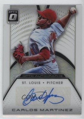 2016 Panini Donruss Optic Carlos Martinez #OA-CM Auto 0e2x