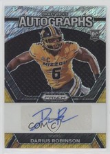 2024 Panini Prizm Draft Picks FOTL Gold Shimmer 12/15 Darius Robinson Auto 1g0b