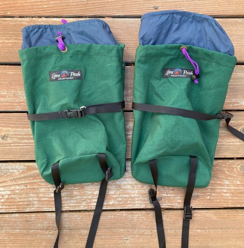 Pair of vintage Lone Peak small/front panniers. Bike touring/bike packing. EXC!!