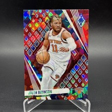 2023-24 Panini Phoenix - Jalen Brunson #242 Red Ice Phoenix