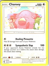 Chansey 152/214 Common Lost Thunder Pokemon Near Mint on eBay