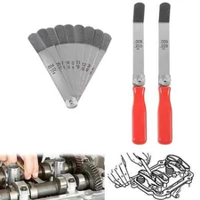 A308 Offset Valve Tappet Gauge 11-Blade Feeler Gauge Kit Sizes 0.004" to 0.014"