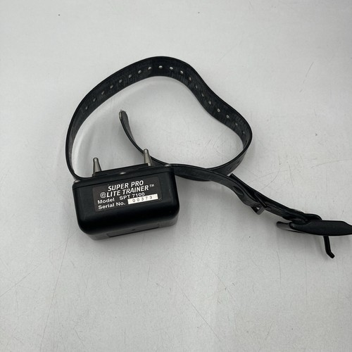 Super Pro eLite Dog Trainer Spt 7100 1.25 Mile, Collar W/case & Book -PARTS ONLY - Picture 7 of 15