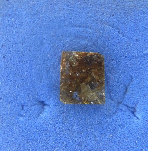 Diamante Naturale Rustico Diamante 0,32tcw Colore Grigio Marrone Forma Rettangolo Diamante - Foto 5 di 11