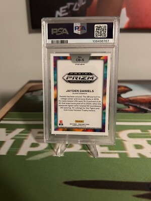 2024 Panini Prizm Draft Picks - Black Color Blast Jayden Daniels