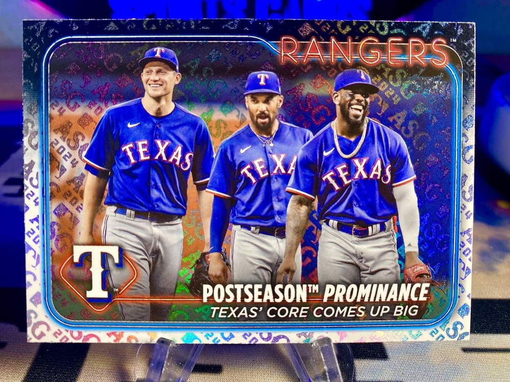 2024 Texas Rangers Topps All-Star Game Foil Stamped Postseason Prominence #656